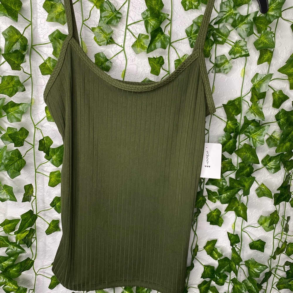 cute green tank ( free cropping if wanted)
